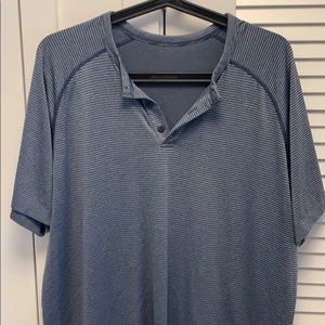 Lululemon Men’s Metalvent Henley Button Up - XL